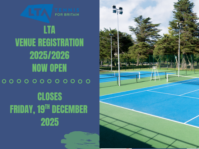 lta venue registration now open