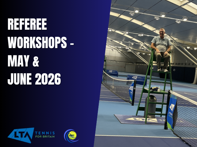 referee workshops may and june 2026