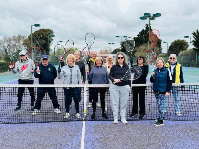 walking tennis weymouth tennis club, april 2026